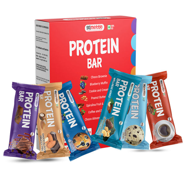 GetmyMettle Assorted Protein Bar - Pack of 6
