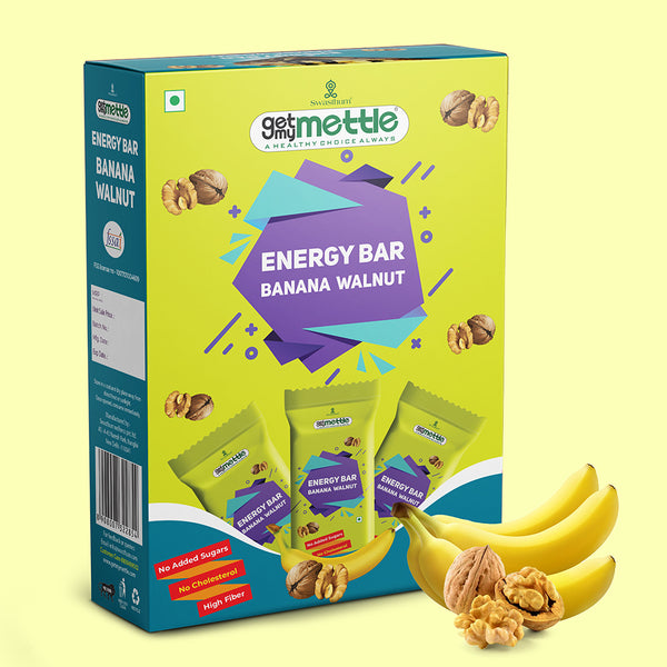 GetmyMettle Banana Walnut Energy Bars