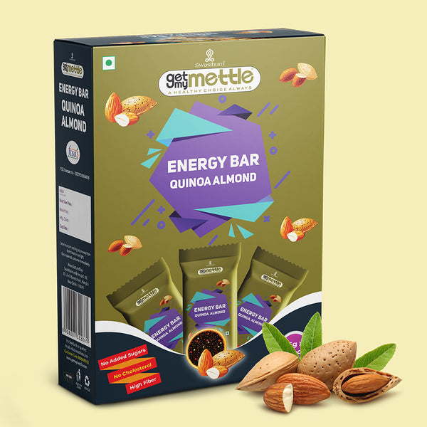 GetmyMettle Quinoa Almond Energy Bars