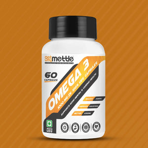 GetmyMettle Omega 3 | 1000 MG In 100% Veg Capsules.