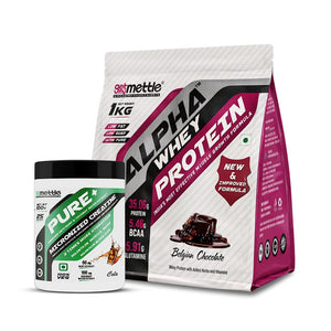 Alpha whey 1kg + Creatine 100gm (cola)