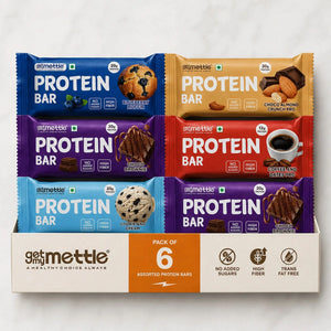 GetMyMettle | 60 Grams Protein Bar | Pack of 6
