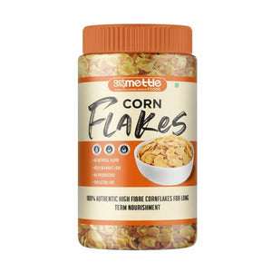 Getmymettle  100% Original High Fibre Corn Flakes 400--Pack of 400gX4