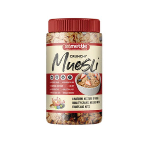 GetMyMettle Muesli Natural blend of high quality grains .
