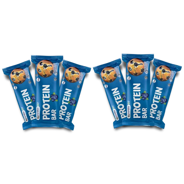 GetmyMettle Blueberry Muffin Protein Bar Pack of 6
