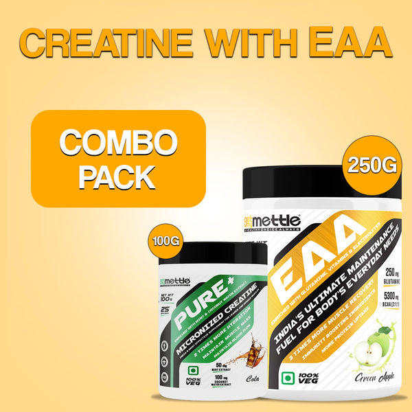 GetmyMettle 100gm creatine+ 250 EAA