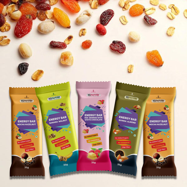 GetmyMettle Assorted Energy Bar Pack of 5