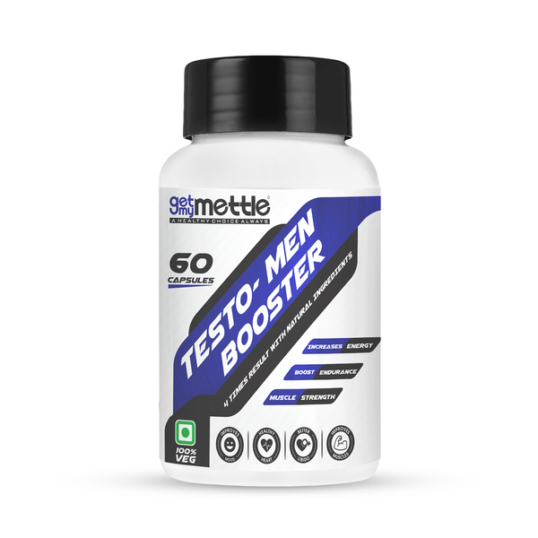GetmyMettle Testo-Men Booster 1000 mg (60 Capsules)