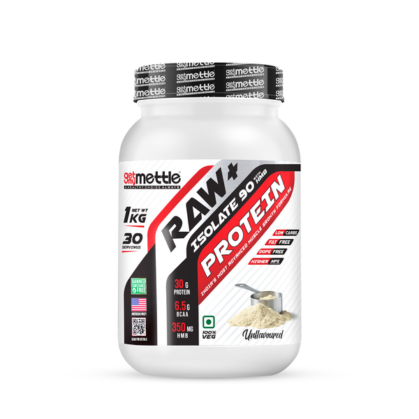 GetmyMettle Raw+ Isolate 90 Protein with HMB