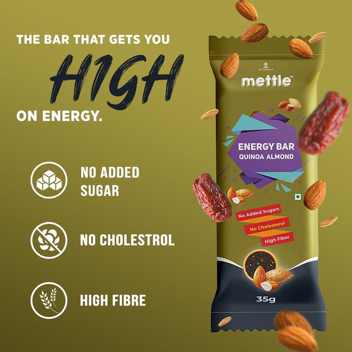 Mettle Quinoa Almond Energy Bars - GetMyMettle