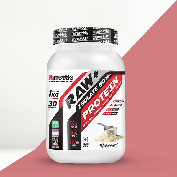 GetmyMettle Raw+ Isolate 90 Protein with HMB